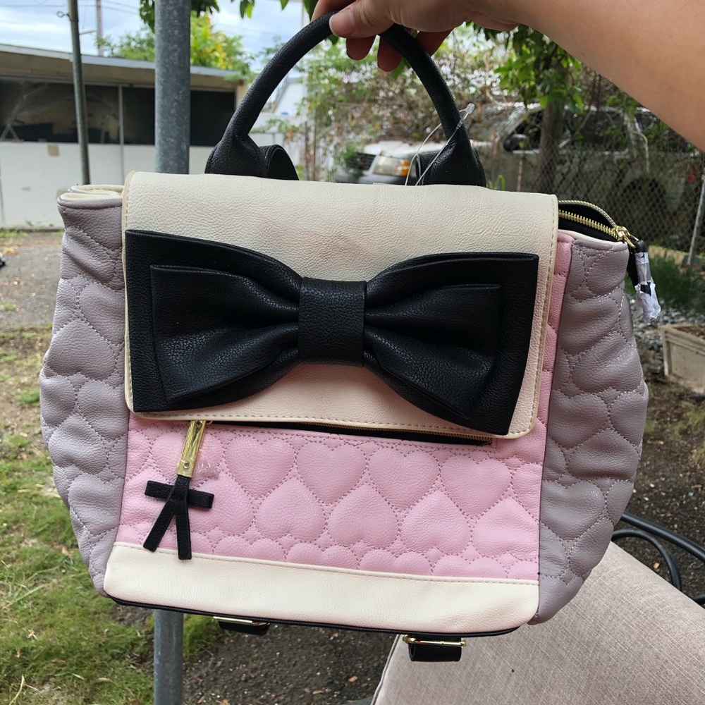 Betsy Johnson backpack - available until 5/30/20